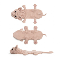 Unieke 3D Sphynx Haarloze Katten Sokken voor Zeldzame Naakte Ras Liefhebber Cadeau Unisex Volwassenen Kinderen Groothandel Op Maat Gebreide Pluche Speelgoed Direct