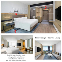 Meubles d'hôtel de luxe 5 étoiles personnalisés, projet clé en main pour chambre d'hôtel, ensemble complet de meubles de chambre d'hôtel modernes
