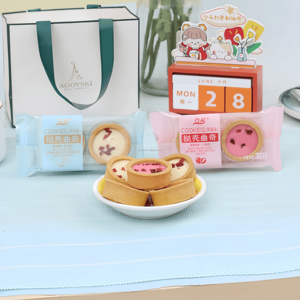 Guscio di Biscotto Croccante Ripieno di Cioccolato al Gusto di Fragola per Snack da Tè Pomeridiano OEM/ODM - Product Image 5