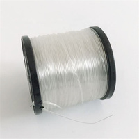 Fil monofilament 100% Nylon 6 Polyamide haute ténacité, absorbant l'humidité, antibactérien, pour machine à coudre, 0,08 mm, 0,12 mm