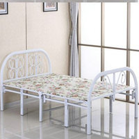 Nouveau design lit simple lit pliant conceptions/tuyau d'acier lit pliable conception de Dubaï