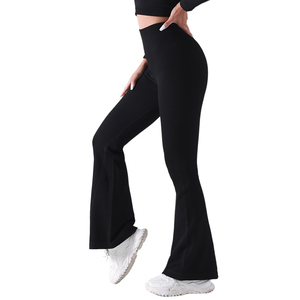 <span class=keywords><strong>Pantalon</strong></span> de sport décontracté et large pour <span class=keywords><strong>femme</strong></span>, taille plus, sans couture, en spandex, idéal pour le yoga et l'athlétisme – Collection 2026 - Product Image 6