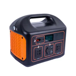 500W/1000W Portable Charging Power Station Home Backup Generator with PD Type C Laptop Power Bank