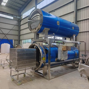 Stérilisateur d'autoclave à pression cylindrique de qualité industrielle nouvel état pour la stérilisation des bouteilles et <span class=keywords><strong>bocaux</strong></span> <span class=keywords><strong>en</strong></span> <span class=keywords><strong>verre</strong></span> - Product Image 2