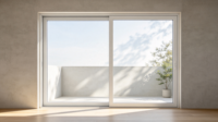 Ventana Corredera Horizontal de PVC Sin Plomo de Bajo Costo para Apartamentos de Alquiler, Aislamiento Acústico, Vidrio Doble