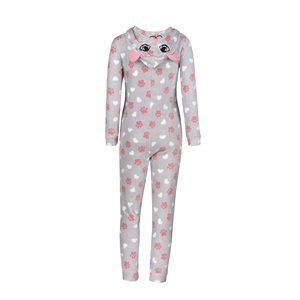 100% poliéster de la cabeza del gato <span class=keywords><strong>chica</strong></span> animal cosplay disfraz <span class=keywords><strong>pijama</strong></span> <span class=keywords><strong>mono</strong></span> - Product Image 2