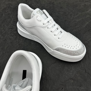 High Quality Dolcegabban Men's Casual Walking Shoes Patent Leather Skull Pattern Lace Custom Logo Luxury Fashion All Seasons - Product Image 6