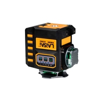 Niveau Laser Laisai LSG6682 Lignes Croisées 360 Auto-Nivelant 12 Lignes Vertes Équipement d'Arpentage 3D Niveau Optique