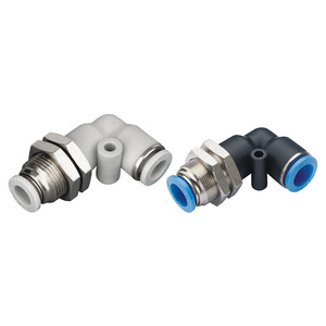 Xingyi Technology Pneumatic <b>Quick</b> Coupler PLM04 06 08 10 L Type Air Hose <b>Connector</b> Plastic Copper Body - Product Image 2