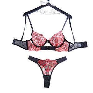 Nouvelle collection 2025 – Lingerie féminine <span class=keywords><strong>sexy</strong></span> en maille brodée, effet amincissant, couleur contrastante, transparente – Meilleures ventes <span class=keywords><strong>AliExpress</strong></span> - Product Image 5