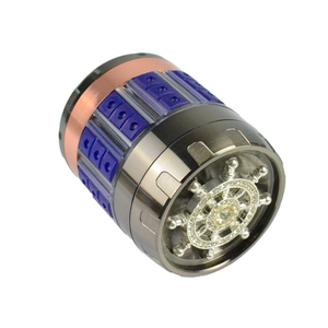 New Design Customized 55mm Magnetic Zinc Alloy Metal for <b>Smoking</b> Grinder Fashionable Gift Box Packing with Big Discount - Product Image 2