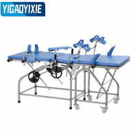 Table d'examen manuelle portable à prix compétitif, vente directe d'usine, meilleure vente, pour usage médical