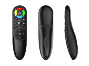 Q6 2.4G sans fil Smart Air Mouse télécommande vocale Compatible <span class=keywords><strong>Nvidia</strong></span> <span class=keywords><strong>Shield</strong></span>/Android TV Box/PC/projecteur/HTPC/tout-en-un FCC - Product Image 2