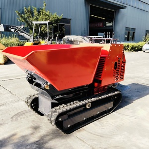 รถบรรทุกไฮดรอลิกขนาดเล็ก1200กก. สินค้าใหม่รถบรรทุกคอนกรีตแบบมีรางได้เองรถขนดินส่วนประกอบแกนเครื่องยนต์ตีนตะขาบมีประสิทธิภาพ - Product Image 5