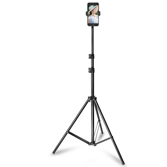 Biner L5 Professional Mobile Phone Floor Rack Metal Tripod for Live Video Broadcast
