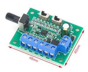 Motorantrieb PCB-Boardregler Geschwindigkeitsregler positive und negative Steuerung PWM-Signalgenerator 8-24V-Modul