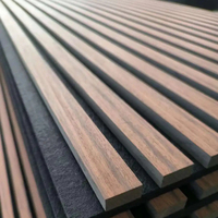 Diffuseur acoustique en MDF composite, moderne, écologique, absorption acoustique hautement efficace, utilisation au bureau, panneau mural à lattes, intérieur