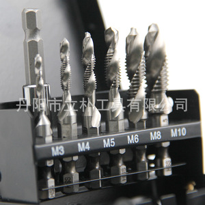 Metric Chip Free Machine Taps 6pc Set M3 M4 M5 M6 M8 M10 60mm Length For Drilling Machine Steel Application - Product Image 5