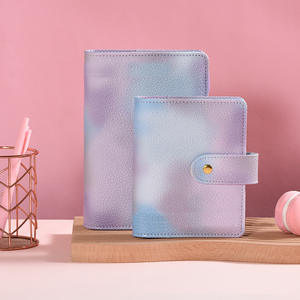 A5A6A7 PU classeur pour cahier à feuilles mobiles Budget Planner macarons Agenda Boucle de stockage de trésorerie Livre de comptage Cadeaux pour enfants - Product Image 4