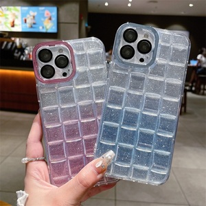 Custodie per telefoni trasparenti con glitter graduali di lusso per <span class=keywords><strong>iPhone</strong></span> 14 13 12 <span class=keywords><strong>11</strong></span> <span class=keywords><strong>Pro</strong></span> max flash powder custodie per telefoni personalizzate bling <span class=keywords><strong>cover</strong></span> - Product Image 1