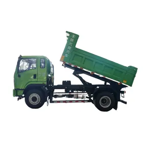 Shacman truk sampah Dump Truck X9, truk sampah Dump truk belenggu RHD transmisi otomatis 4x2 CAHAYA