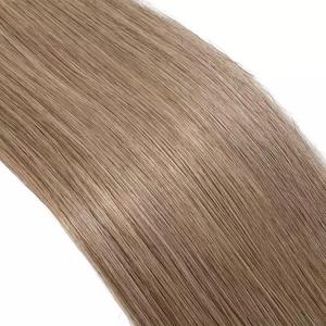 Estensioni di Capelli Vergini Russi Lisci Marrone Chiaro 10-26 Pollici, Prezzo di Fabbrica, Aspetto <span class=keywords><strong>Naturale</strong></span>, Multi Trama Senza Cuciture - Product Image 4