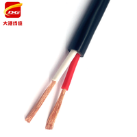 Cable Eléctrico Flexible Multifilar Redondo CE H03VV-F H05VV-F RVV 2x1.5mm 2x2.5mm 2x4mm con Aislamiento de PVC y Revestimiento de PVC