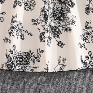 8-12 anni vestiti per bambini nuovo vestito floreale estivo a manica corta per ragazze adolescenti - Product Image 5