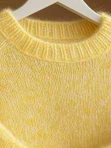 Suéter de cuello redondo suave con doble botonadura de Color sólido para niñas, Jersey de punto suave de manga larga, estilo informal para primavera y otoño - Product Image 3