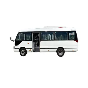 广州二手塔塔巴士，二手油巴士，二手巴士安凯HFF6606K 19座4门库存车辆RHD欧3油汽油