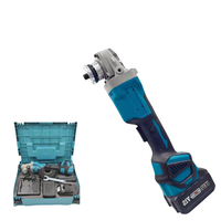 Meuleuse d'angle électrique portable 21V au lithium 125mm sans balais, alimentée par batterie, pour le conditionnement des surfaces, la découpe du bois et des carreaux, usage industriel et bricolage