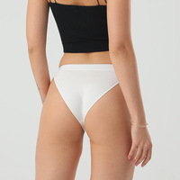 Celana Dalam Wanita Katun OEM 2025 Tanpa Jahitan Model G-String Lembut Nyaman Bernapas Celana Dalam Wanita Pinggang Rendah untuk Pemakaian Sehari-hari