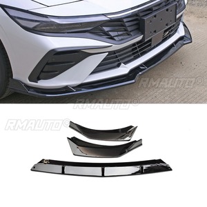 Spoiler de pare-chocs avant, protection de pare-chocs, lèvre avant, kit carrosserie compatible avec Hyundai Elantra 2023, accessoires auto - Product Image 5