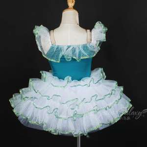 4562 jolies filles ballerine danse vêtements d'entraînement filles Ballet débardeur Tutu robe - Product Image 5