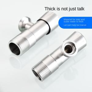 Válvula Angular de Acero Inoxidable Wolf's <span class=keywords><strong>Kiss</strong></span> JF2002 - Gran Flujo, Tres Vías, Cuatro/Seis Puntos, Uso Moderno en Baños, 1 Año de Garantía en Línea - Product Image 6