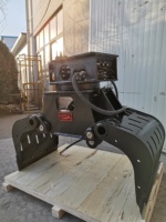 Nouvelle pince rotative hydraulique HAWK pour excavatrice avec ouverture de mâchoire de 1550 mm pour la démolition et l'agriculture, compatible avec les excavatrices de 12 à 16 tonnes