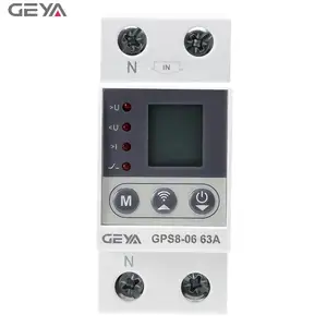 GEYA WiFi Intelligent digital Over and Under Adjustable Voltage/Current Protector Overvoltage Undervoltage Electric Relay TUYA