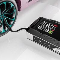 16000mAh Car Battery Jump Starter Portable Tire Inflator 65W PD Fast Charging 4000A Peak Current 160PSI Digital Pump LED Light