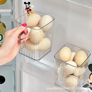 Cajas de almacenamiento para refrigerador, rectangulares con asa, organizador de cocina de calidad alimentaria para almacenamiento de frutas, verduras, huevos y dumplings - Product Image 2