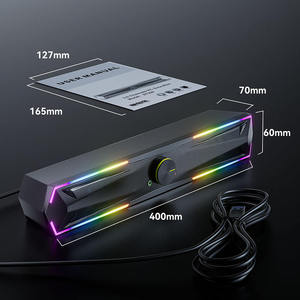 Altavoces para Computadora con Cable, Barra de Sonido USB de 10W con Sonido Estéreo para PC de Escritorio, Conexión USB Plug and Play - Product Image 6