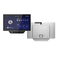 Machine de pointage biométrique à grand écran tactile de 15,6 pouces avec reconnaissance faciale, lecture de cartes et code QR