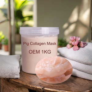 Crème masque au collagène <span class=keywords><strong>de</strong></span> porc 1000g, élimine les rides, peau du visage tendre, étiquette privée OEM, masque facial - Product Image 5