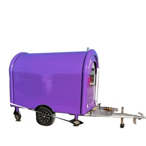 Remolque de Comida Rápida de Acero Inoxidable, Cocina Móvil para Café, Helados, Hamburguesas, BBQ, Dulces, Papas Fritas, Camión de Catering - Product Image 4