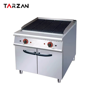<span class=keywords><strong>Griglia</strong></span> a Gas con Pietre Laviche e Mobile per Ristoranti e Cucine Commerciali - Product Image 3