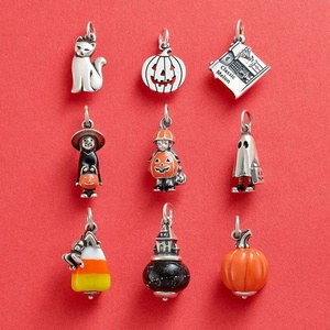 Colgante de acero de titanio DIY Calabaza de <span class=keywords><strong>Halloween</strong></span> Árbol de Navidad Adorno de Papá Noel Corazón de acero inoxidable Colgante de Navidad - Product Image 2