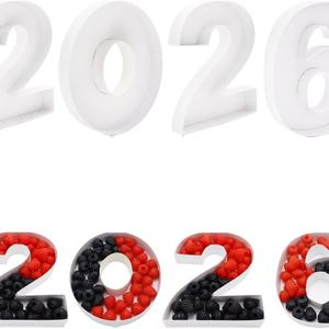 Tablero de Cartón para Graduación Clase 2026 de 8 Pulgadas, Tablero para Aperitivos Rellenable, Caja Decorativa para Fiestas de Dulces (2026) - Product Image 2