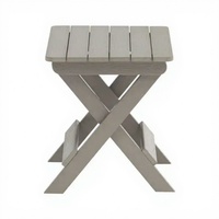 Table pliante compacte pour la maison, chaise de jardin mini mobile en plastique et bois, design créatif et robuste