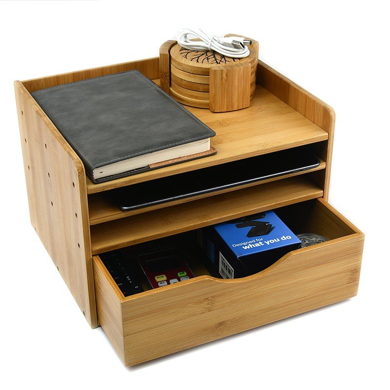 Home accessories Stackable Office Desk Organizer Cute Pen Organizer Storage Drawer Desktop File Sundries Organizer