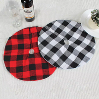 Accueil Joyeux Noël Ornements Cadeau 43cm Creative Tabletop Mini Christmas Plush Tree Skirts