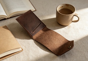 Portafoglio Unisex di Grande Capacità con Multi-Scomparti, Anello Portachiavi, Chiusura a Bottone, Design Aperto e Portamonete - Product Image 4